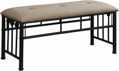 Coaster® Livingston Brown/Dark Bronze Bench