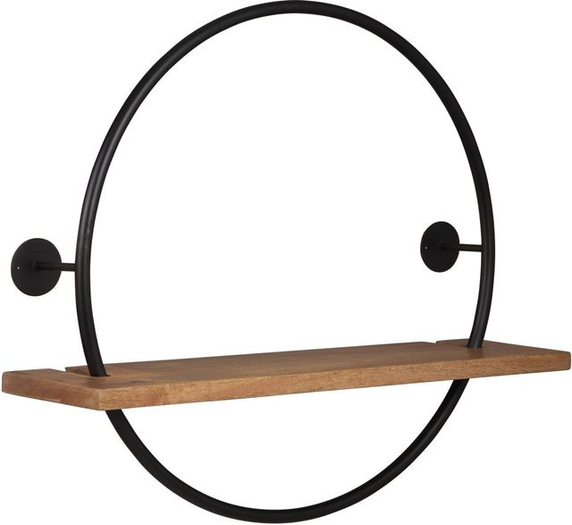 Signature Design by Ashley® Darlaton Black/Natura Wall Shelf-0