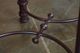 Horizon Home® Terraza Travertine Top Round End Table with Metal Base -1