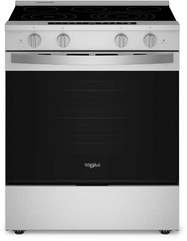 Whirlpool® 30" Fingerprint Resistant Stainless Steel Slide In Electric Range