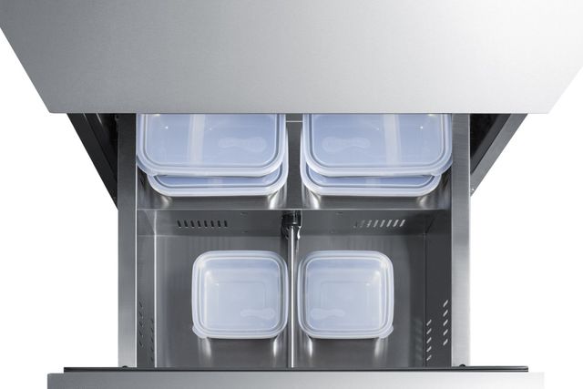 Summit® 24" 3.5 Cu. Ft. Panel Ready Freezer Drawer-2