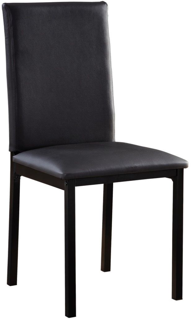 Homelegance® Tempe Black Upholstered Dining Side Chair-0