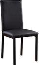 Homelegance® Tempe Black Upholstered Dining Side Chair-0