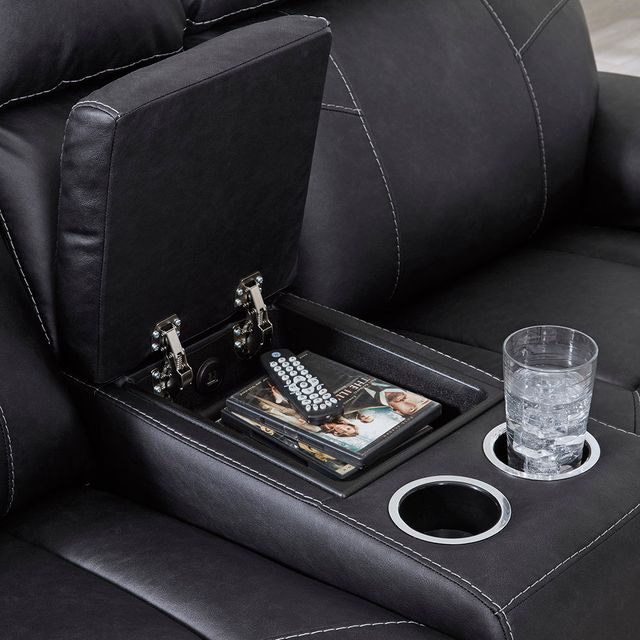 Signature Design by Ashley® Oliver Glider Reclining Loveseat With Console-3