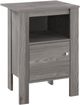 Monarch Specialties Inc. Grey Side Table-0