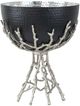 A & B Home Black/Nickel Large Twig Bowl-0