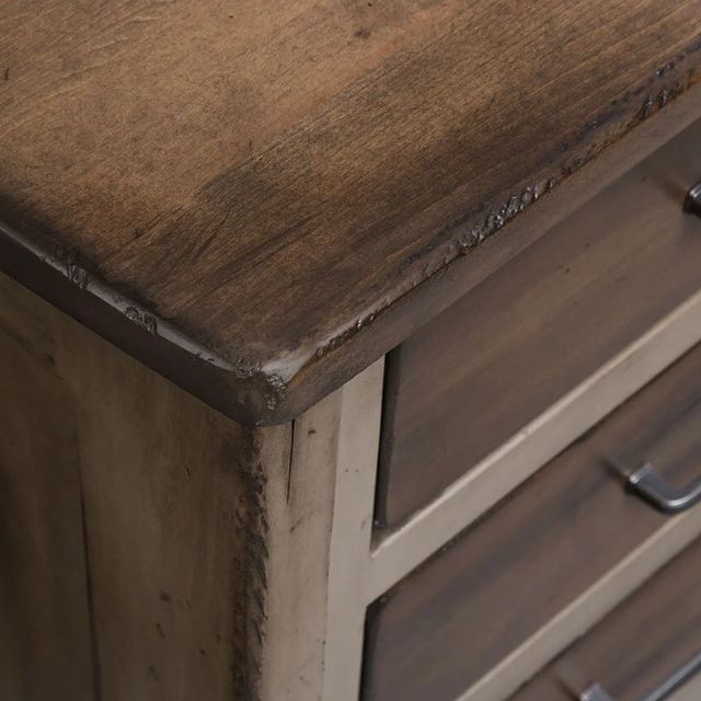 Country Classic Collection Customizable Homestead 3-Drawer Nightstand-3