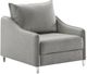 Luonto Furniture Ethos Chrome Cot Sleeper Chair-2