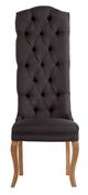 A & B Home Upholstered High-Back Dark Gray Dining Chair-1
