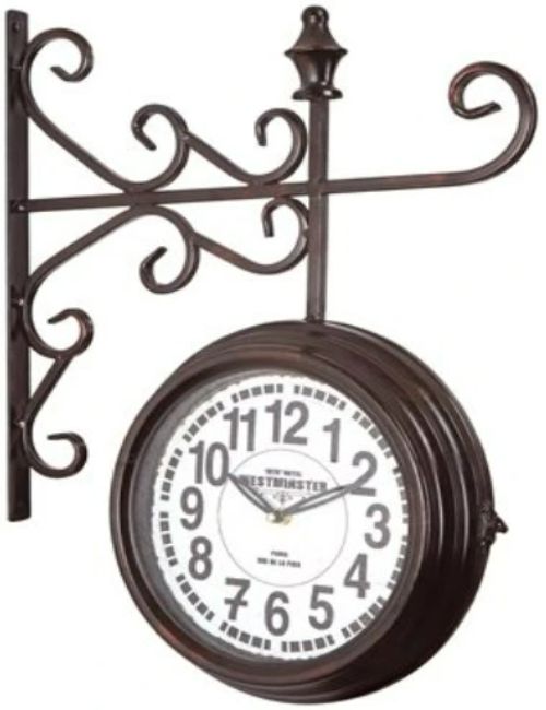 YHD Black Wall Clock-0