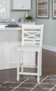 Powell® Sullivan White Counter Stool-1