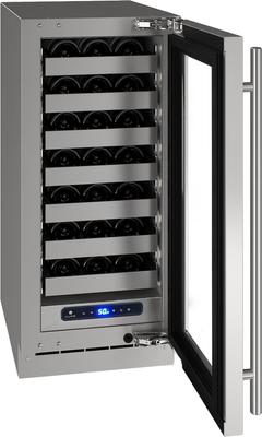 U-Line® 15" Stainless Steel Wine Captain® Wine Cooler