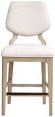 Magnussen Home® Sunset Cove Beige/Sanibel Brown Upholstered Counter Chair-2