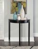 Linon Camden Cherry Console Table with Black Base-1