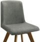 Armen Living Gina Brown/Charcoal Dining Chair-5