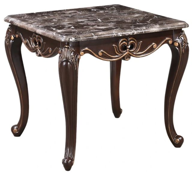 New Classic® Home Furnishings Constantine Brown End Table with Cherry Base-0