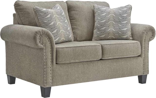 Benchcraft® Shewsbury 3-Piece Pewter Living Room Set-2