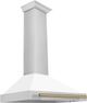 ZLINE Autograph Edition 36" White Matte Wall Mounted Range Hood -4