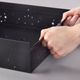 Chief® Proximity® White Extra-Large In-Wall Storage Box with Flange, Cover and Lever Lock™-2