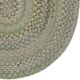 Capel Rugs Fusion Botanical Green 20" x 30" Oval Throw Rug-1