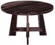 Porter International Designs Kalispell Brown Round Dining Table-0