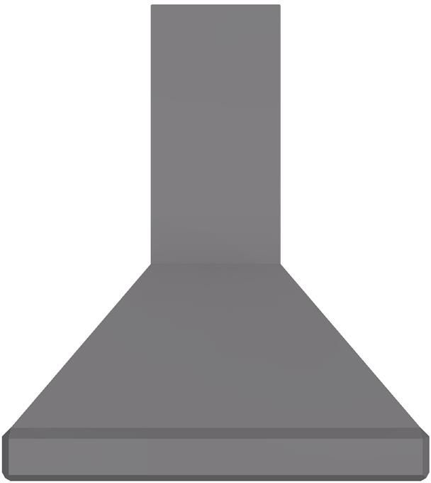 Vent-A-Hood® 36" Gunsmoke ARS Duct-Free Euro-Style Island Range Hood-0