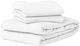 Purple® SoftStretch® 3-Piece True White Rayon Twin/Twin XL Deep Pocket Sheet Set-2