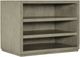 Hooker® Furniture Linville Falls Mink 96" Desk with Open Desk Cabinet and One Leg-4