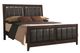 Coaster® Carlton Cappuccino Queen Headboard, Footboard and Slats-2