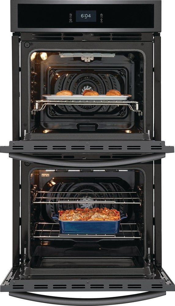 Frigidaire Gallery 27" Smudge-Proof® Black Stainless Steel Double Electric Wall Oven-5