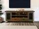 International Furniture Direct Antique Blue TV Stand-1