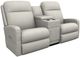 La-Z-Boy® Finley Parchment Power Wall Reclining Loveseat with Console and Headrest-0