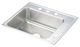 Elkay Lustertone® Classic Lustrous Satin Stainless Steel 25" x 22" x 5" Single Bowl Drop-in Classroom ADA Sink-0