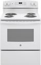 GE® 30" White Freestanding Electric Range-0