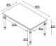Powell® Willow Honey Brown Dining Table with Vanilla White Base-2