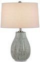 Currey & Company Fidella Brushed Nickel/Reactive Black Table Lamp-1