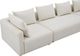 TOV Furniture Hangover 3-Piece Cream 145" Modular Sofa-5