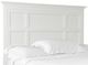 Magnussen Home® Heron Cove Chalk White King Panel Bed Headboard-0