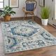 Feizy Nolan Blue/Gray 5' x 8' Rug-5