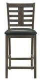 Elements International Nash 7-Piece Dark Brown/White Counter Set-4