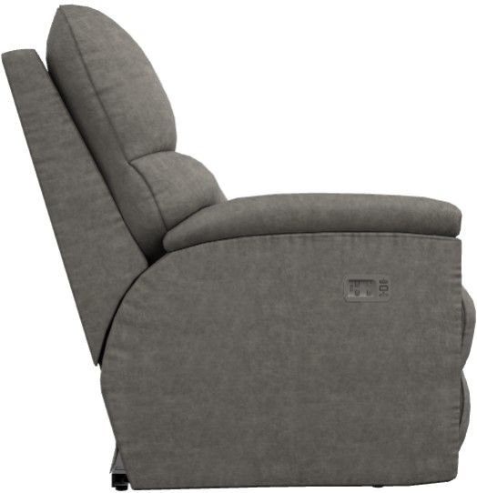 La-Z-Boy® Trouper Charcoal Power Reclining Loveseat with Headrest and Lumbar-2