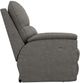 La-Z-Boy® Trouper Charcoal Power Reclining Loveseat with Headrest and Lumbar-2