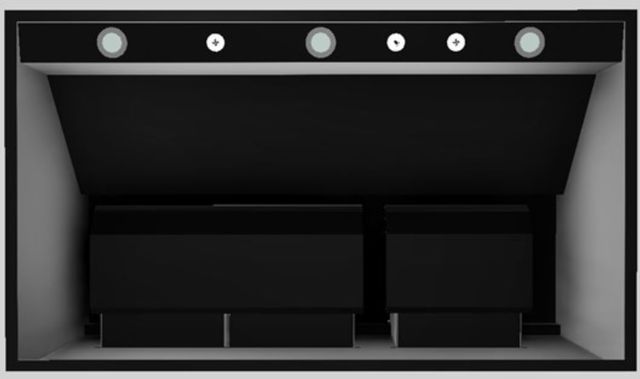 Vent-A-Hood® Premier Magic Lung® 42" Black Wall Mounted Range Hood-3