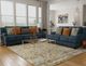 Corinthian Furniture Cape Cod Blue Sofa-1