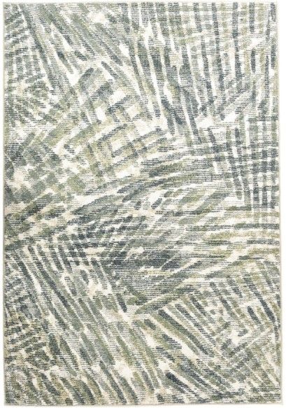Orian Riverstone Subway Lines Soft White 5'x8' Area Rug-0