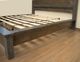 International Furniture Direct Loft Brown/Gray Queen Platform Bed Footboard with Rails-4