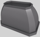Vent-A-Hood® Designer Series 54" Gunsmoke Island Range Hood-4