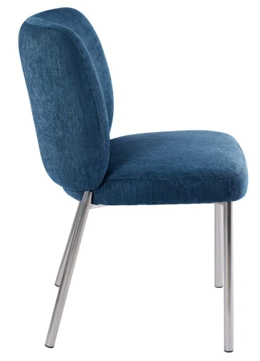 Modus Furniture Fomo Azure/Stainless Steel Dining Side Chair-3