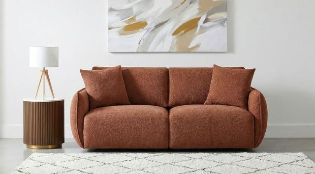 Coaster® Elysia 2-Piece Coral Upholstered Modular Lounge Loveseat-1