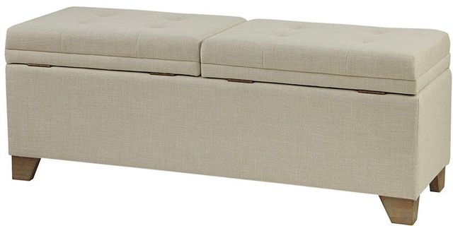 Olliix by Madison Park Natural Ashcroft Storage Bench-2